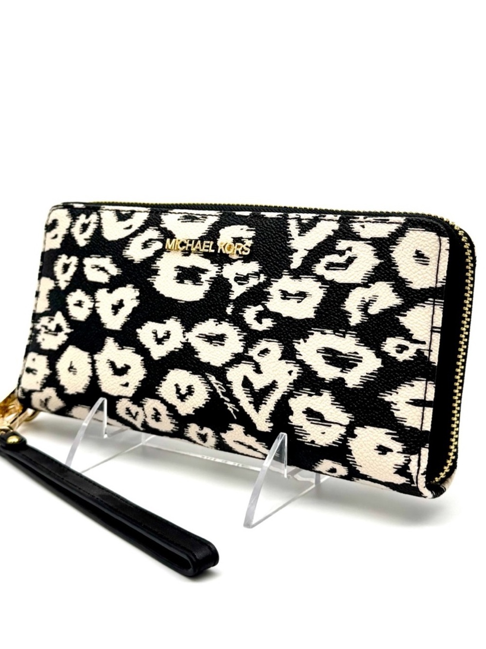 Michael Kors Large Continental Wallet - Black Multi